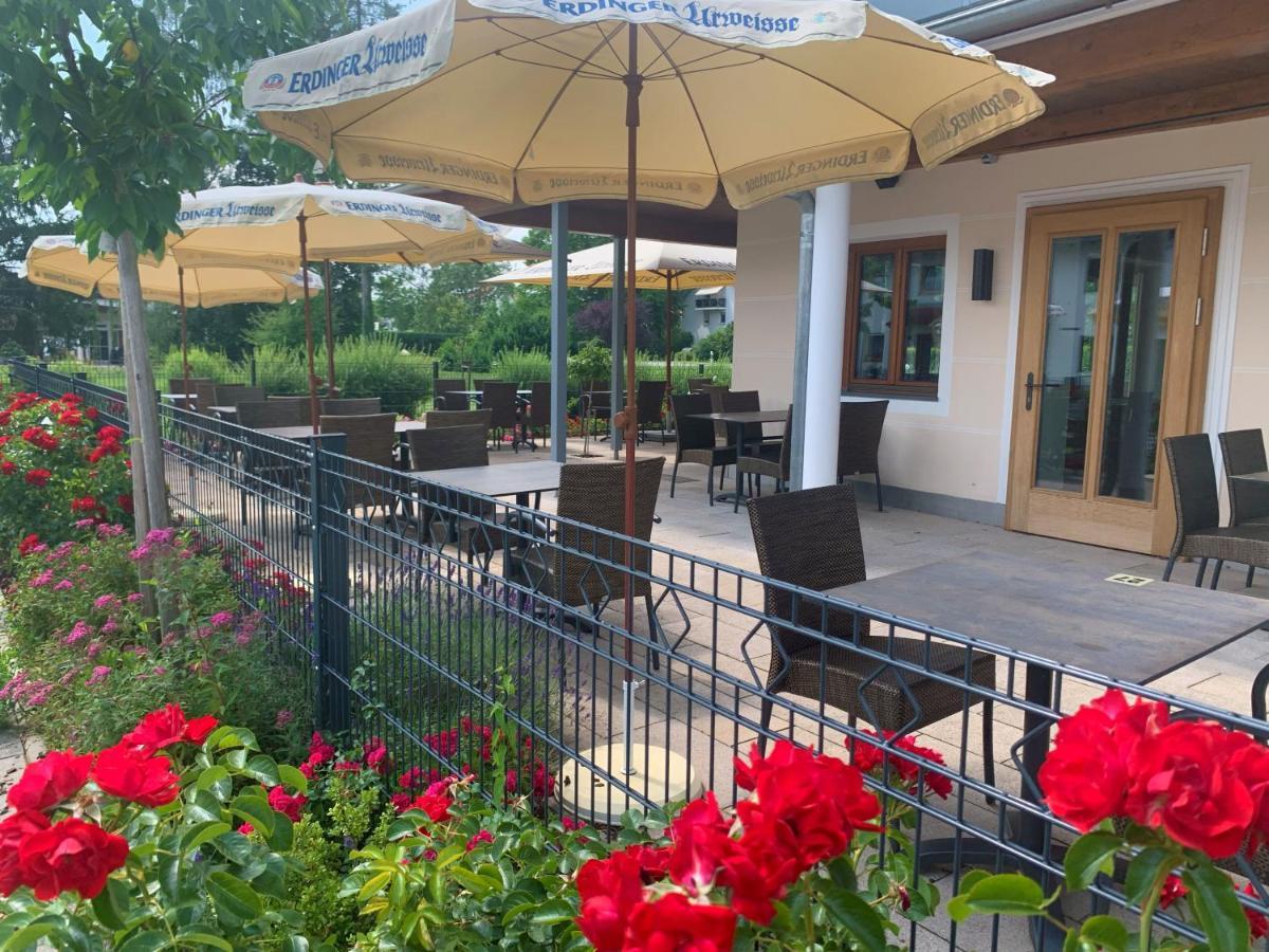 Hotel Heimfeld Restaurant Cafe Garching an Der Alz Exterior foto